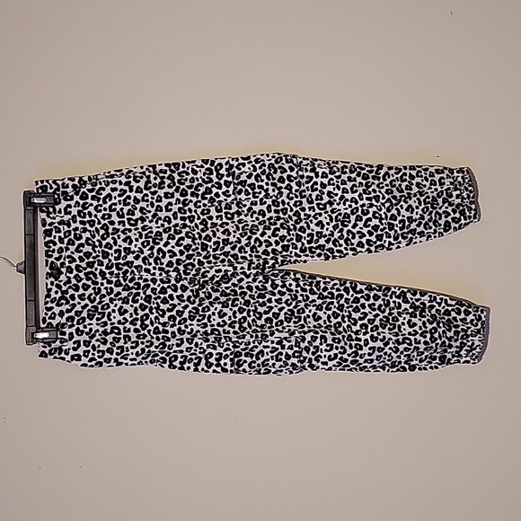Animal Print Cargo Jogger Pants Boutique Unbranded Cotton Size Small - Picture 2 of 10